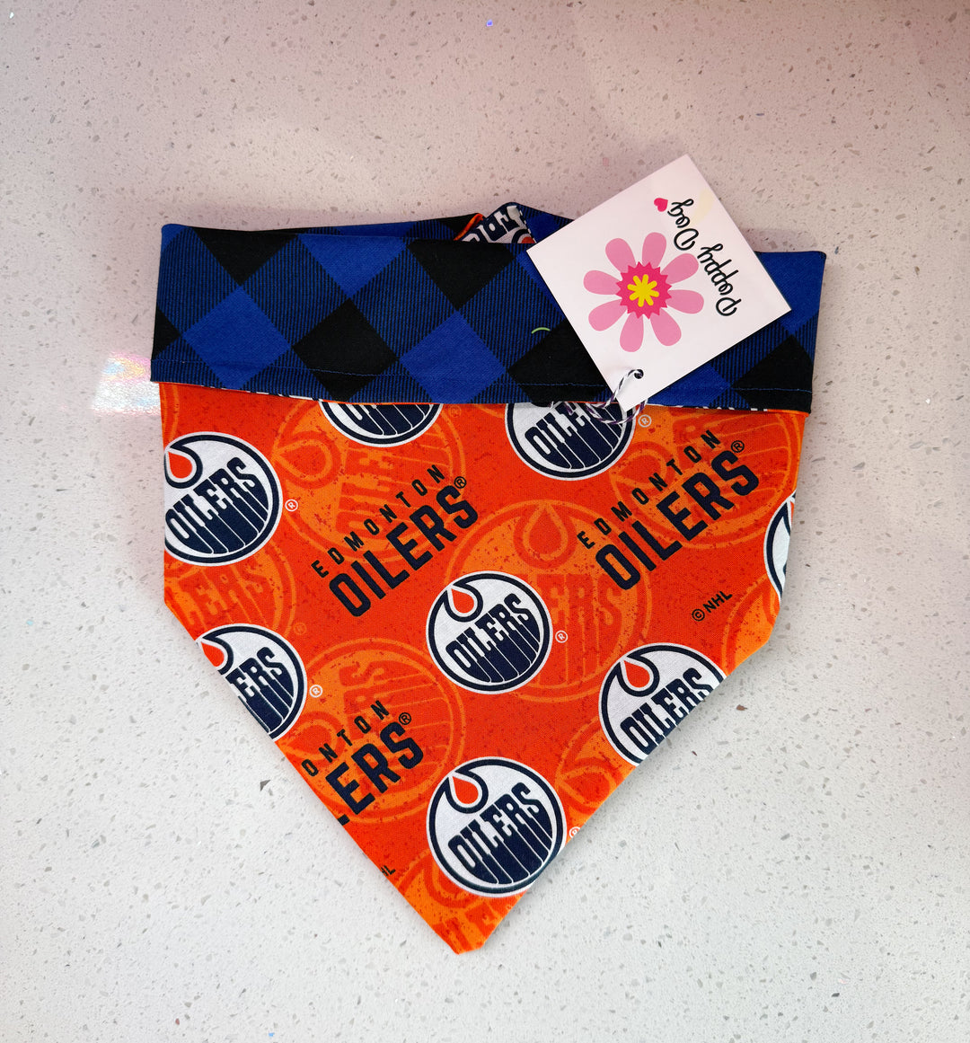 Let's Go Oilers Bandana