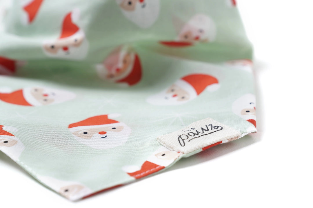 The Paws Claus Christmas Dog Bandana