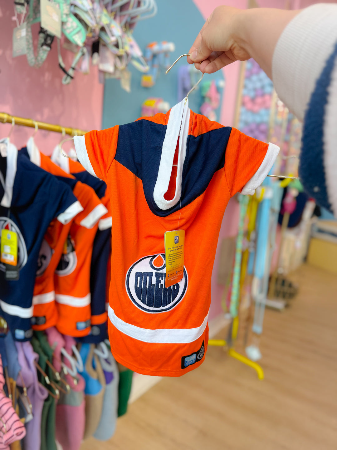 Edmonton Oilers Dog Jersey