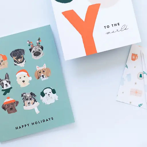 Joy Paper Holiday Dogs Card