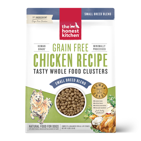 The Honest Kitchen Grain Free Chicken Whole Food Clusters Small Breed