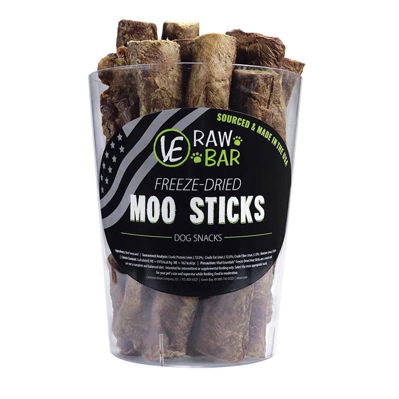 Vital Essentials Raw Bar Freeze-Dried Moo Sticks