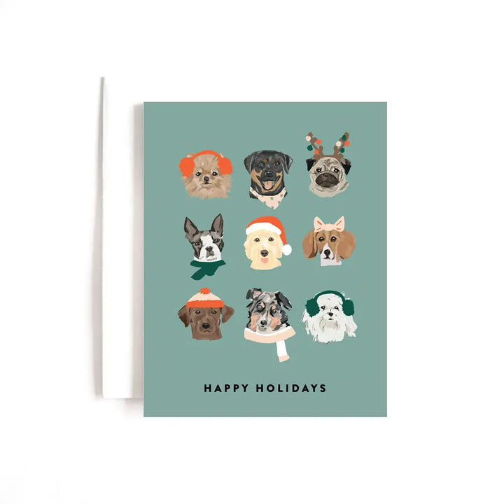 Joy Paper Holiday Dogs Card