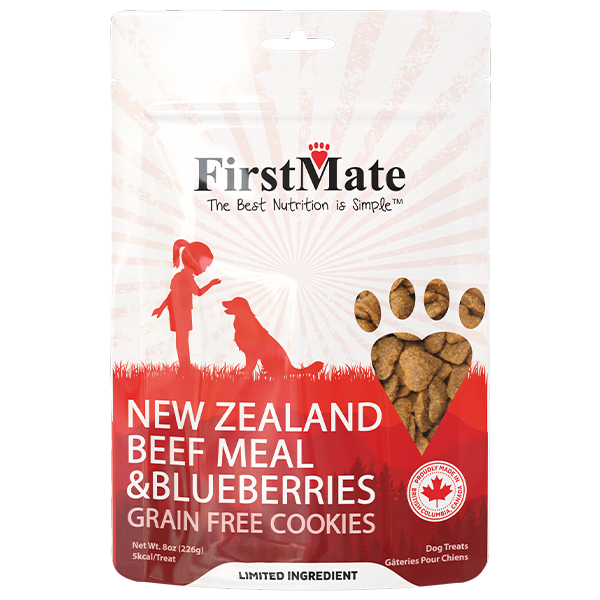 FirstMate Dog Treats GF Cookies Beef&Blueberries