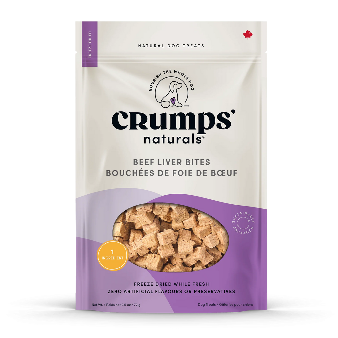 Crumps' Naturals Dog Beef Liver Bites