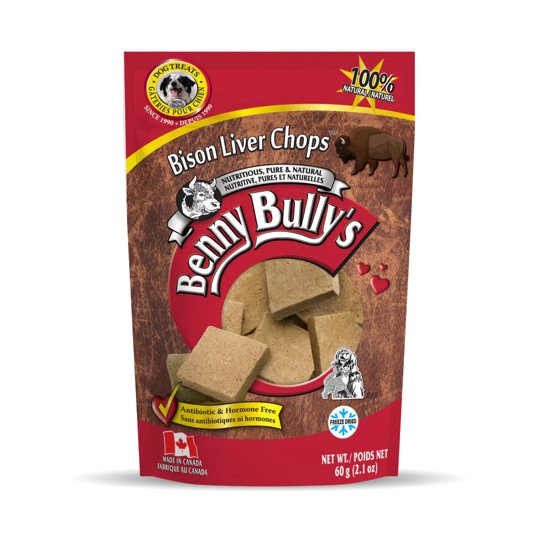Benny Bullys® Bison Liver Chops
