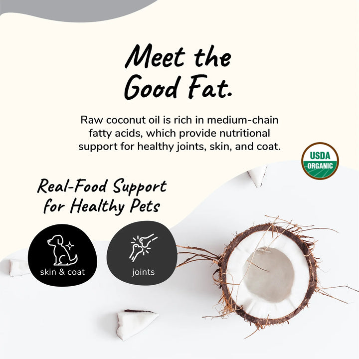 Kin + Kind Organic Raw Cold-Pressed Coconut Oil