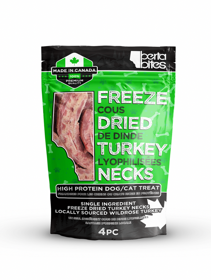 Berta Bites Freeze Dried Turkey Necks