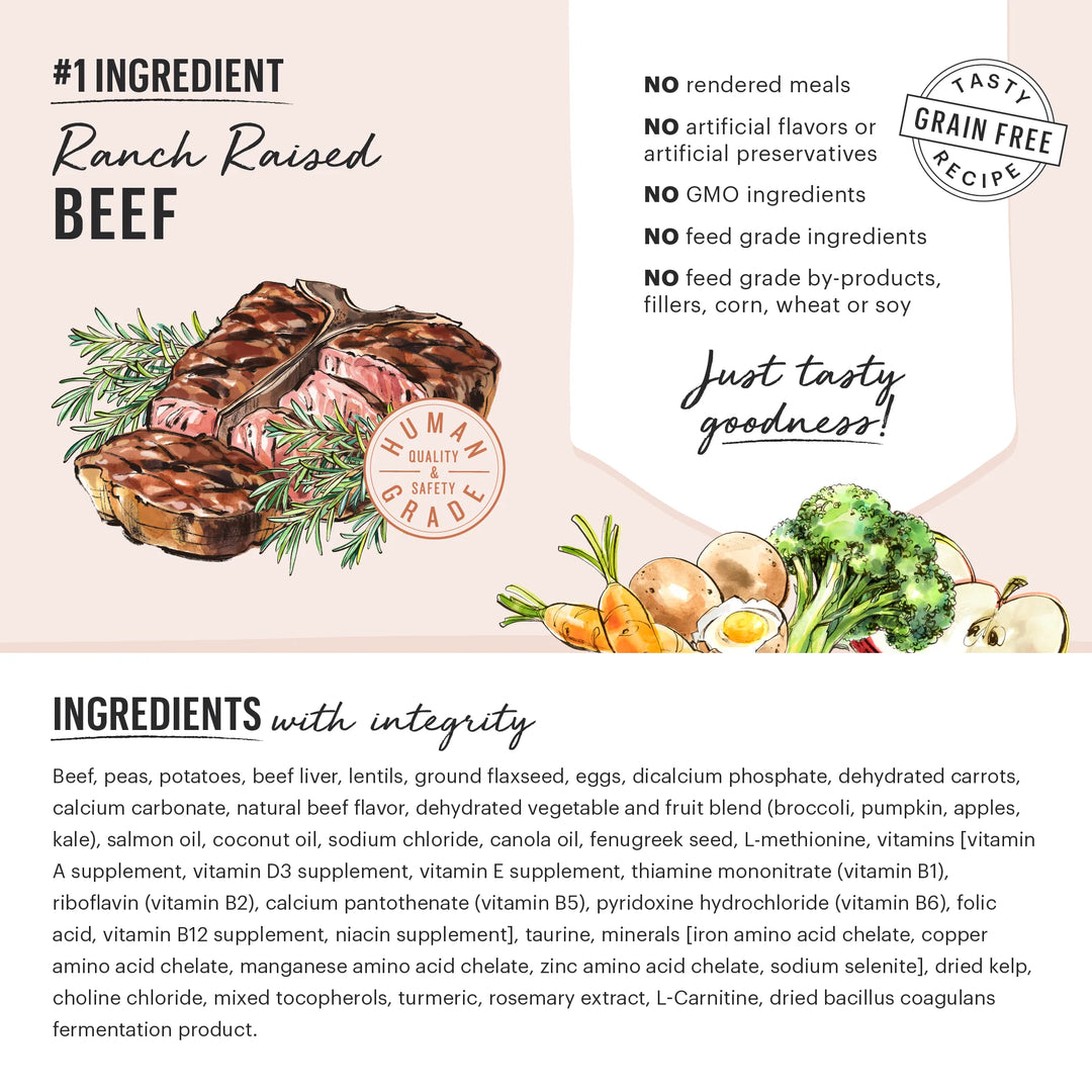 The Honest Kitchen Grain Free Beef Clusters Small Breed