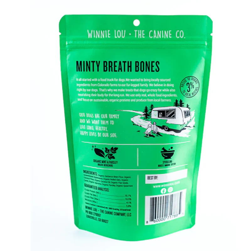 Winnie Lou Canine Co Mini Breath Bones