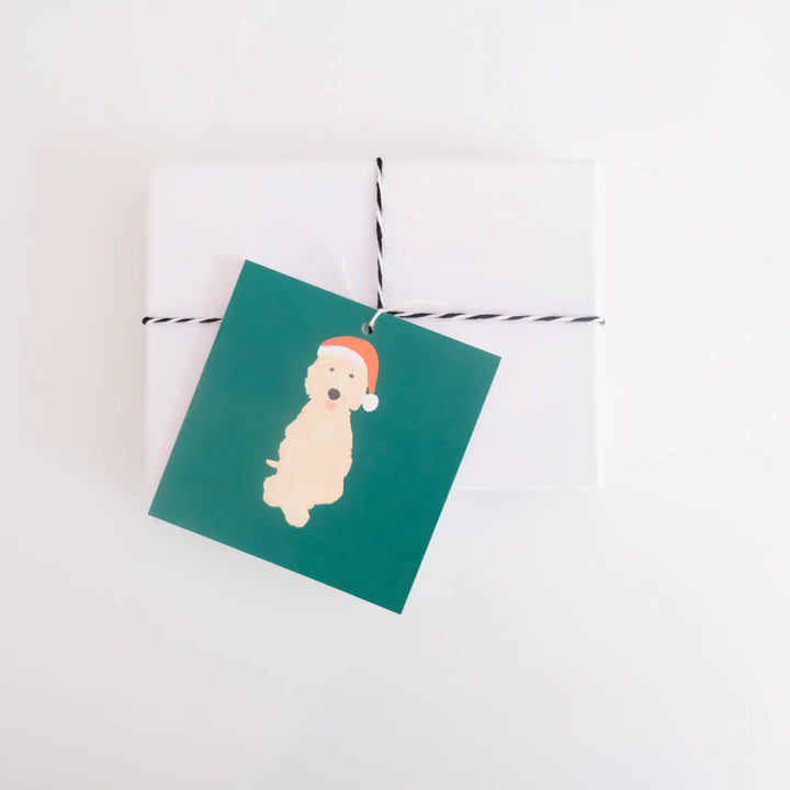 Joy Paper Santa Doodle Gift Tags (Set of 8)