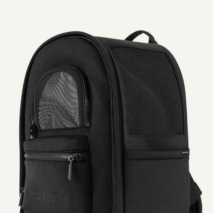 Maxbone Go Everywhere Backpack Dog Carrier Black