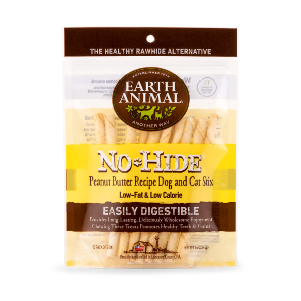 Earth Animal No Hide Peanut Butter Recipe Dog and Cat Stix