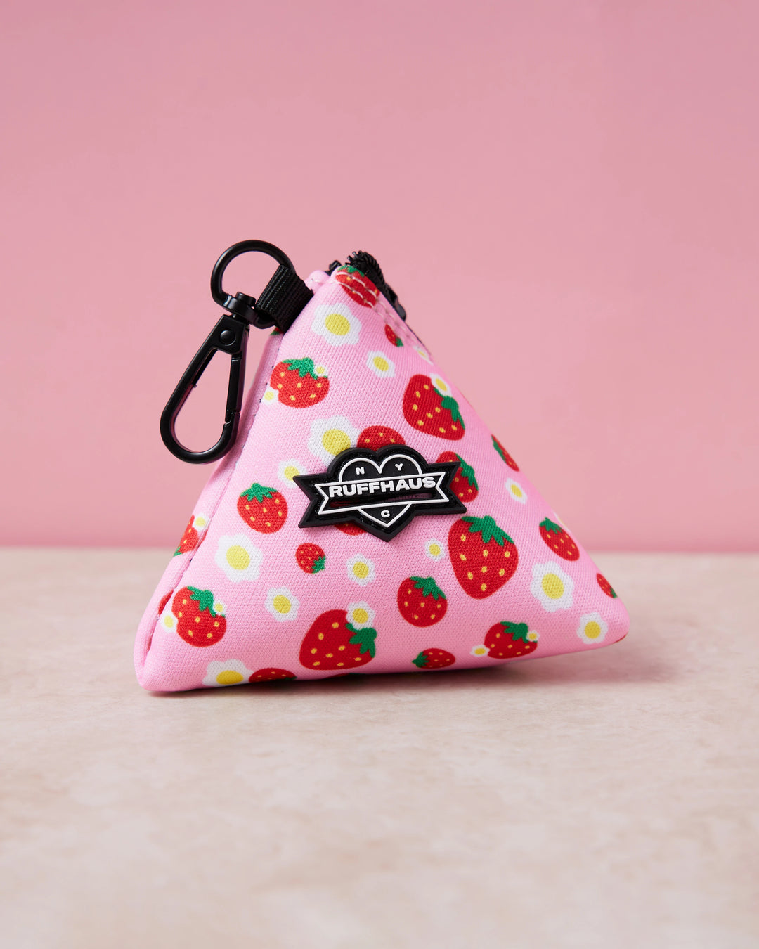 Ruffhaus NYC Strawberry Poop Bag Holder