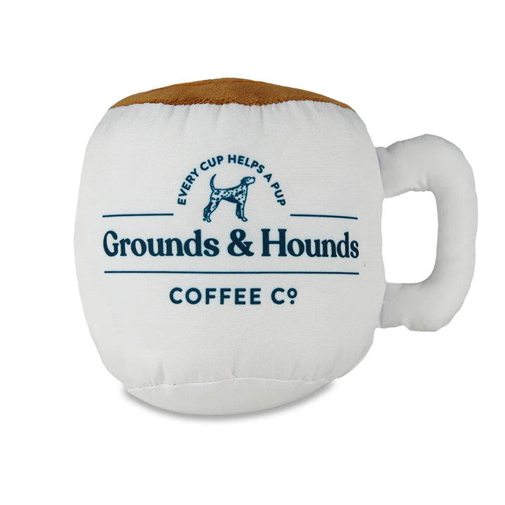 Grounds & Hounds Pupper Cup Plush Dog Toy