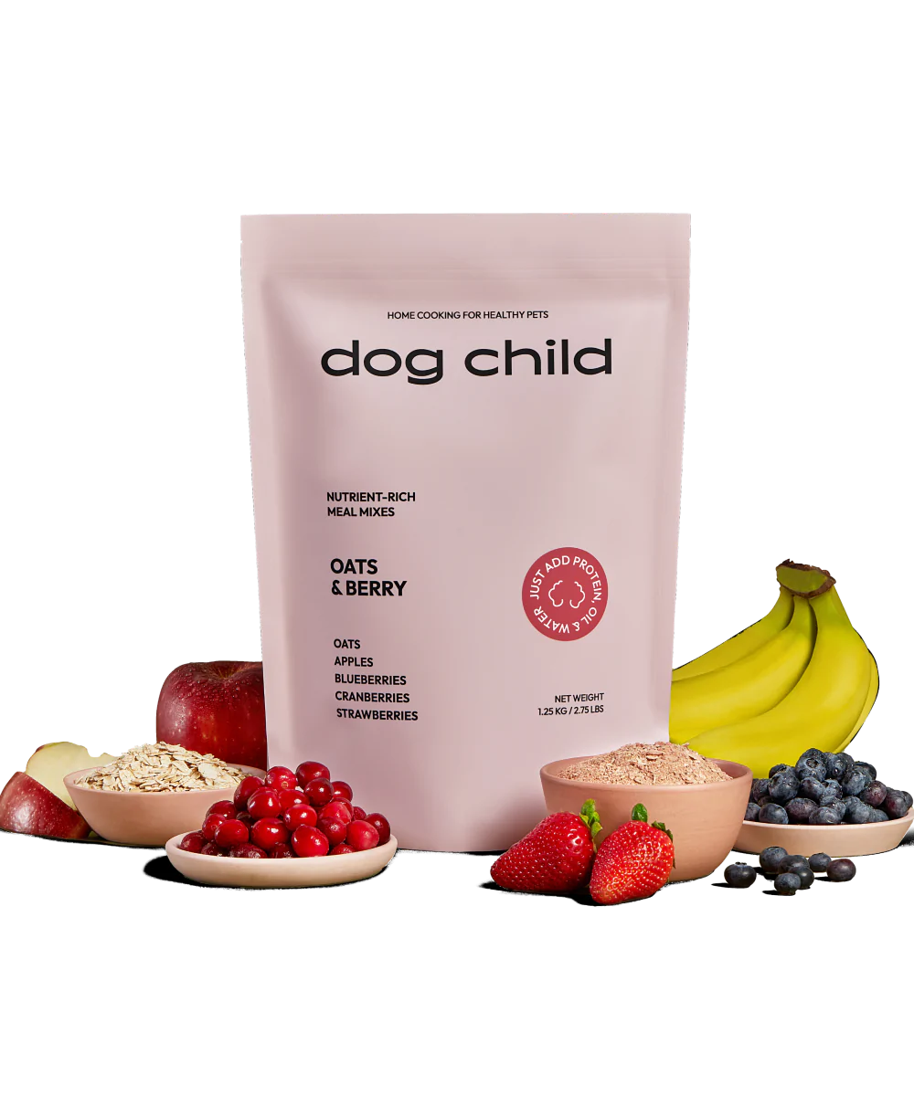 Dog Child Organic Oats and Berries Meal Mix For Dogs