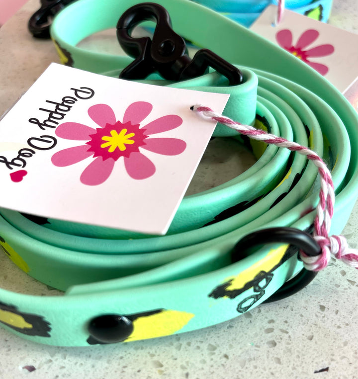 Poppy Dog Hand Painted Biothane Leash