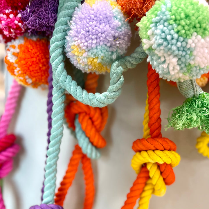 Poppy Dog PomPom Rope Leash