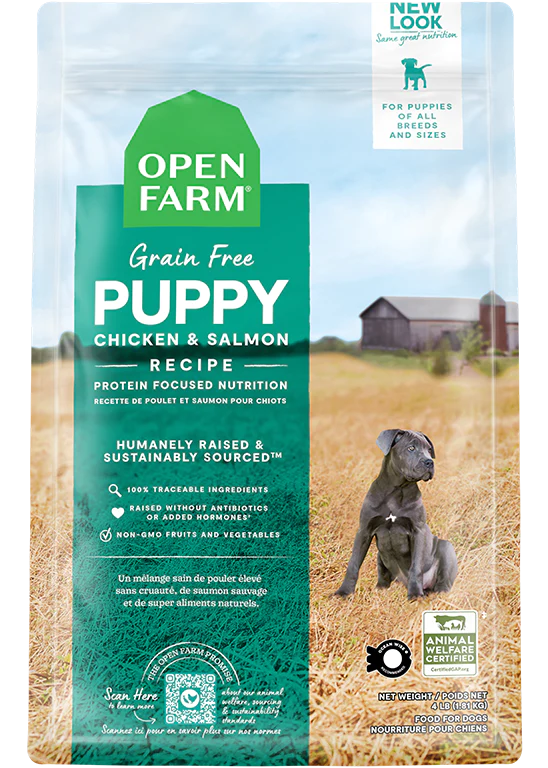 Open Farm Grain Free Puppy Chicken & Salmon Dry Dog Food