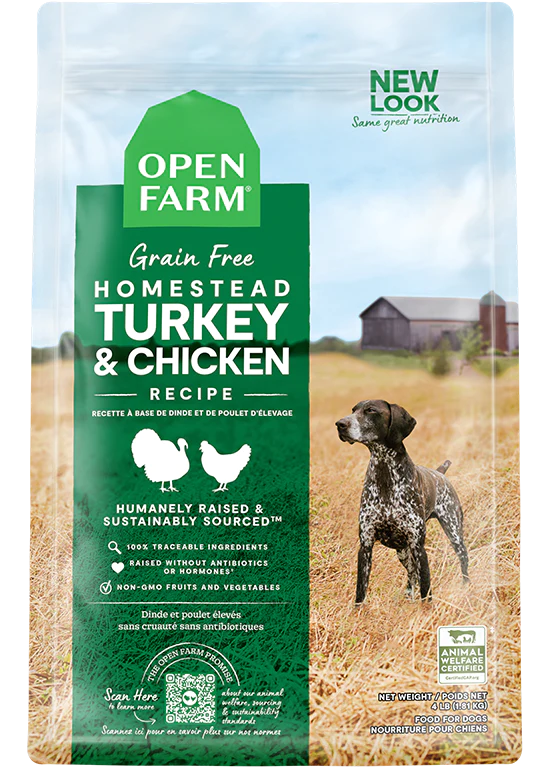 Open Farm Grain Free Turkey & Chicken Dry Dog Food