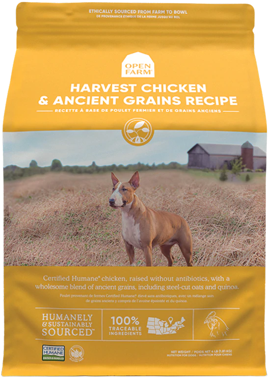 Open Farm Harvest Chicken & Ancient Grains Dry Dog Food