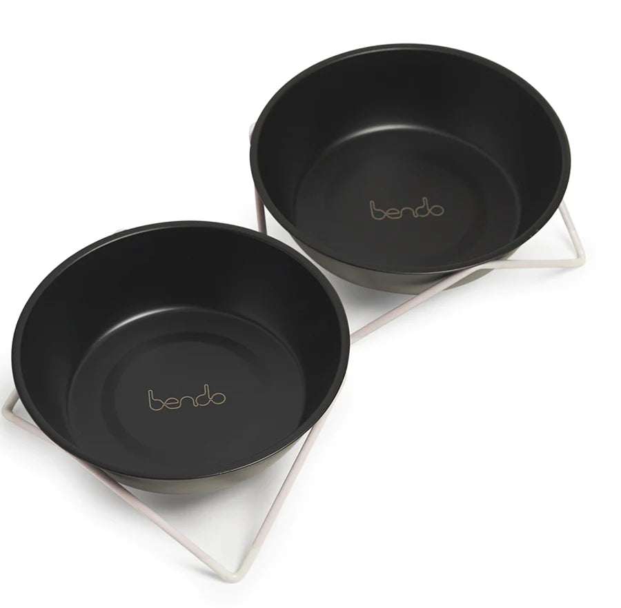 Bendo Woof Woof Dog Bowl (Double Bowl)