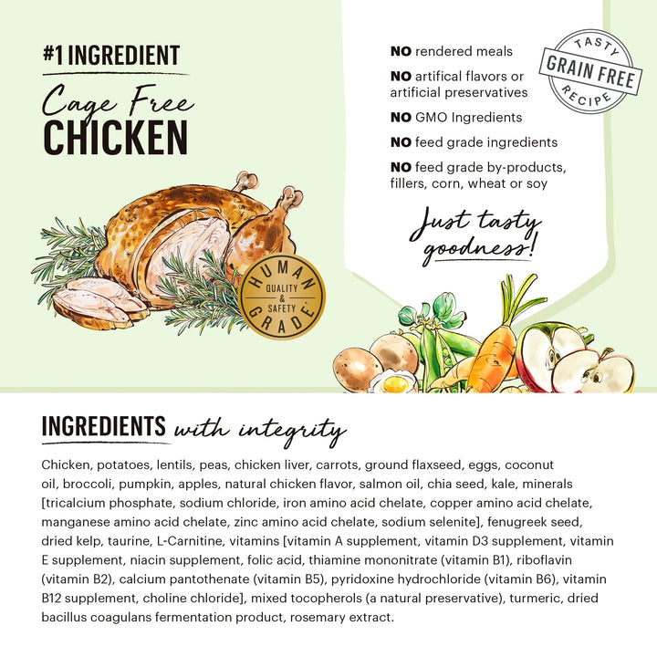 The Honest Kitchen Grain Free Whole Food Clusters Puppy Chicken