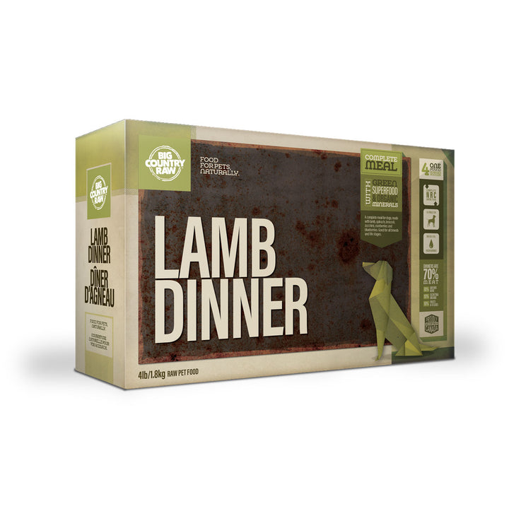 Big Country Raw Lamb Dinner