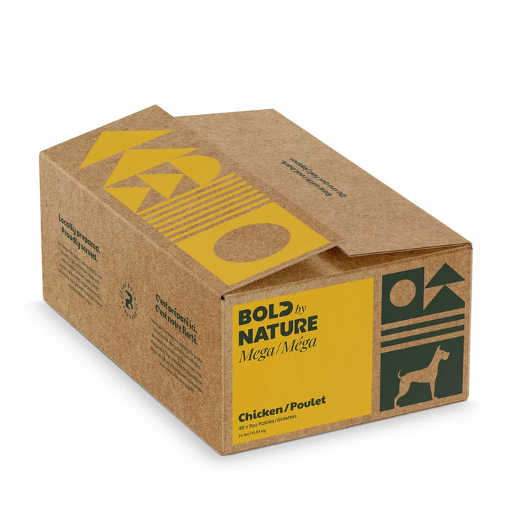 Bold by Nature Dog Mega Chicken Patties